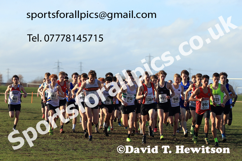 Junior Mens 2026 Northern Cross Country Champs., Pontefract Racecourse, Pontefract. Photo: David T. Hewitson/Sports for All Pics